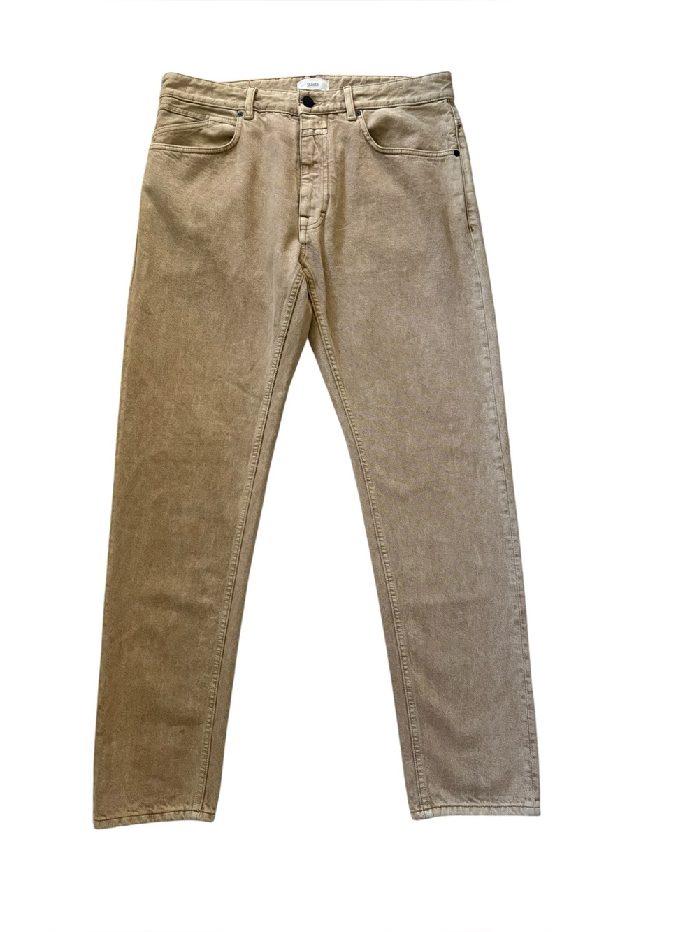 CLOSED "A Better Blue" Tan Candiani Organic Cotton Straight Jeans Made in Italy